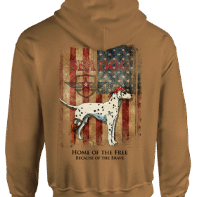 Grunge Flag Hooded Sweater