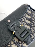 Mini Saddle Messenger Bag with Flap - Image 4