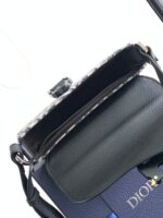 Mini Saddle Messenger Bag with Flap - Image 8