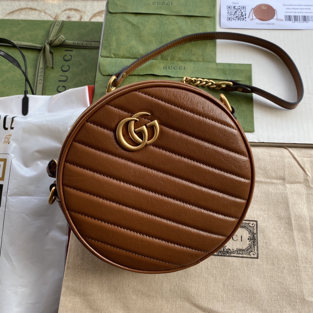 i1616602651_866_0.jpg GG Marmont mini round shoulder bag - Image 1