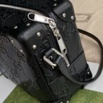 GG shoulder bag with leather details - Image 7