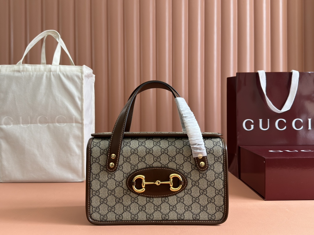 i1725521757_9497_0.jpg Gucci Horsebit 1955 small top handle bag - Image 1