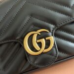 GG Marmont small shoulder bag Old Metal - Image 5
