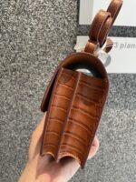 Constance Slim 18cm in Crocodile Leather - Image 4